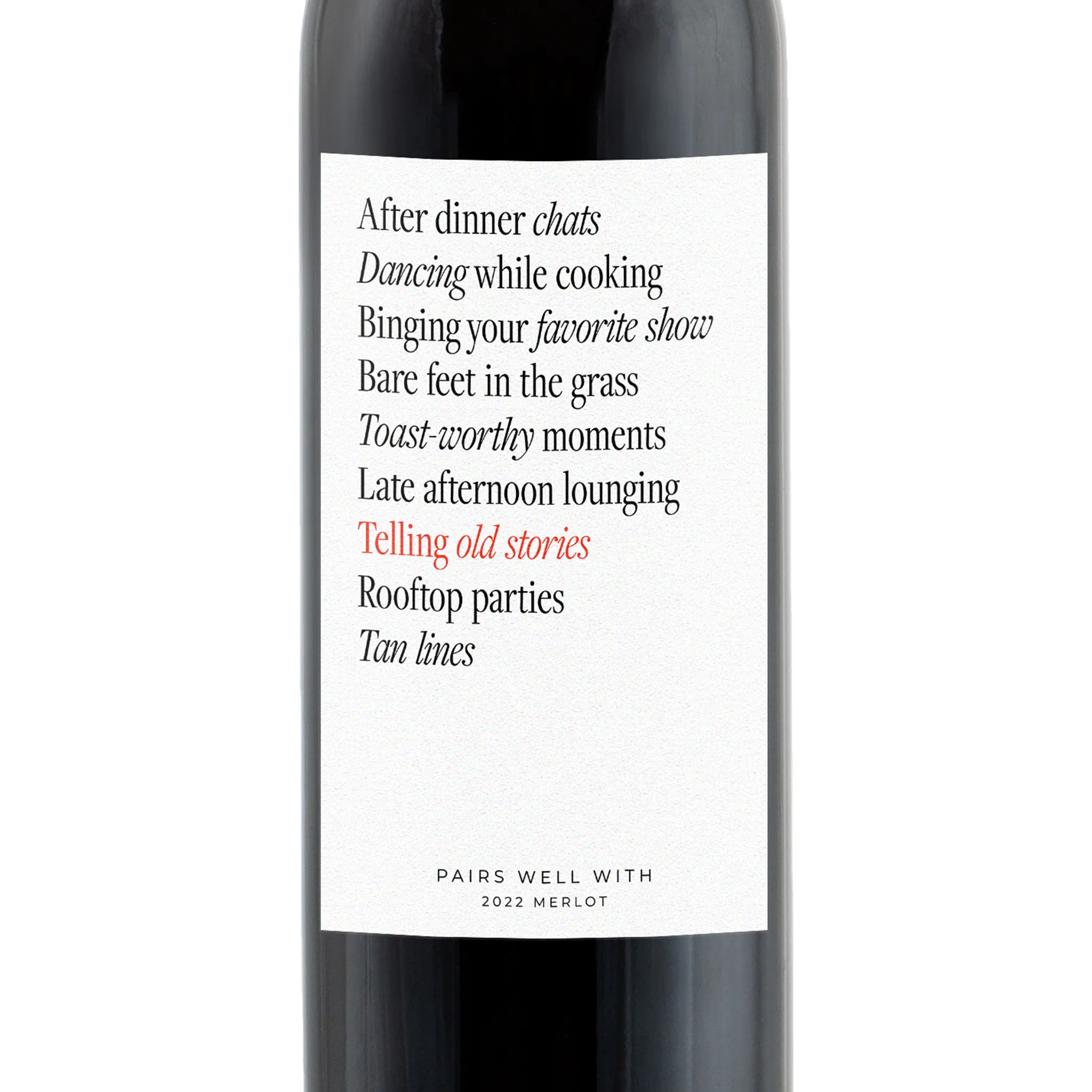 2022 Pairs Well With Merlot - Image 2