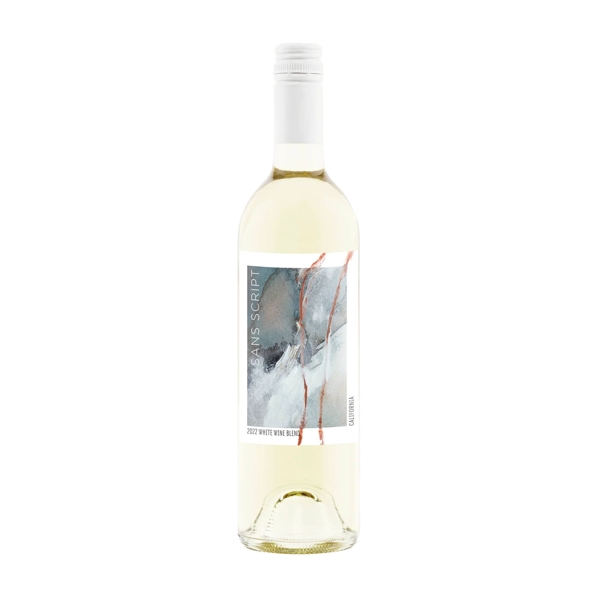 2022 Sans Script White Blend